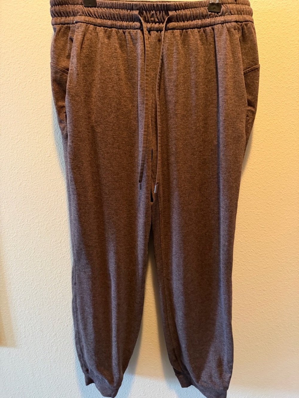 lululemon athletica jersey knot heathered Brown Leggings Size 8